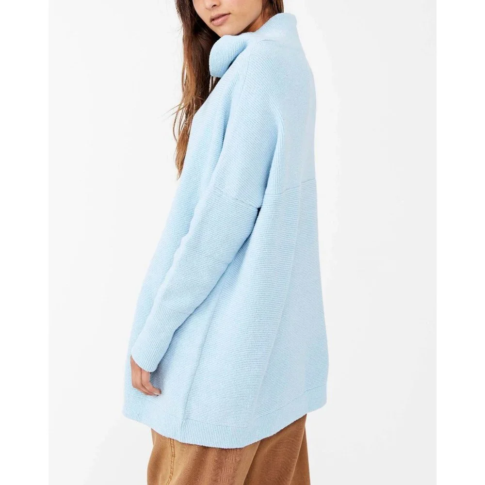 NWT Free People Ottoman Slouchy Tunic / Dream Blue - Picture 3 of 6